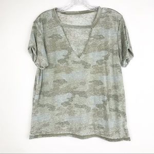 American Eagle Outfitters Tops - American Eagle Keyhole Camouflage Short Sleeve Top American Eagle Outfitters Tops - American Eagle Keyhole Camouflage Short Sleeve Top